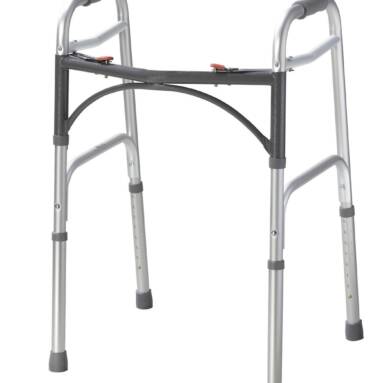 Deluxe Two Button Folding Walker