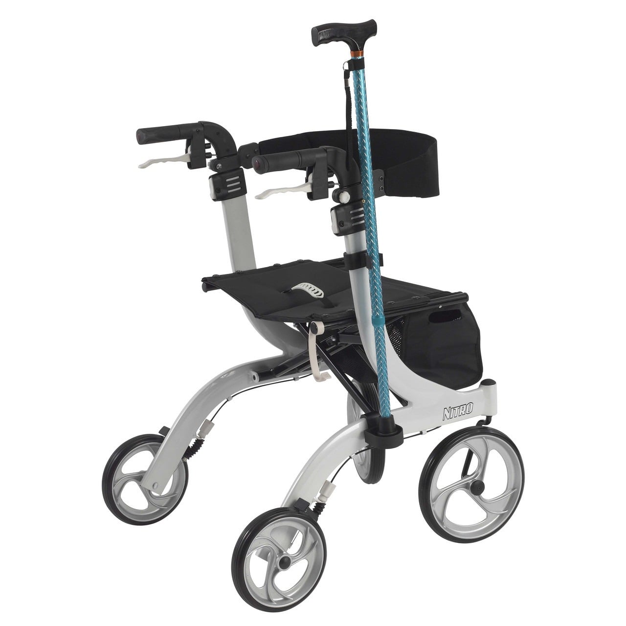 Nitro Rollator Rolling Walker Cane Holder - Image 2