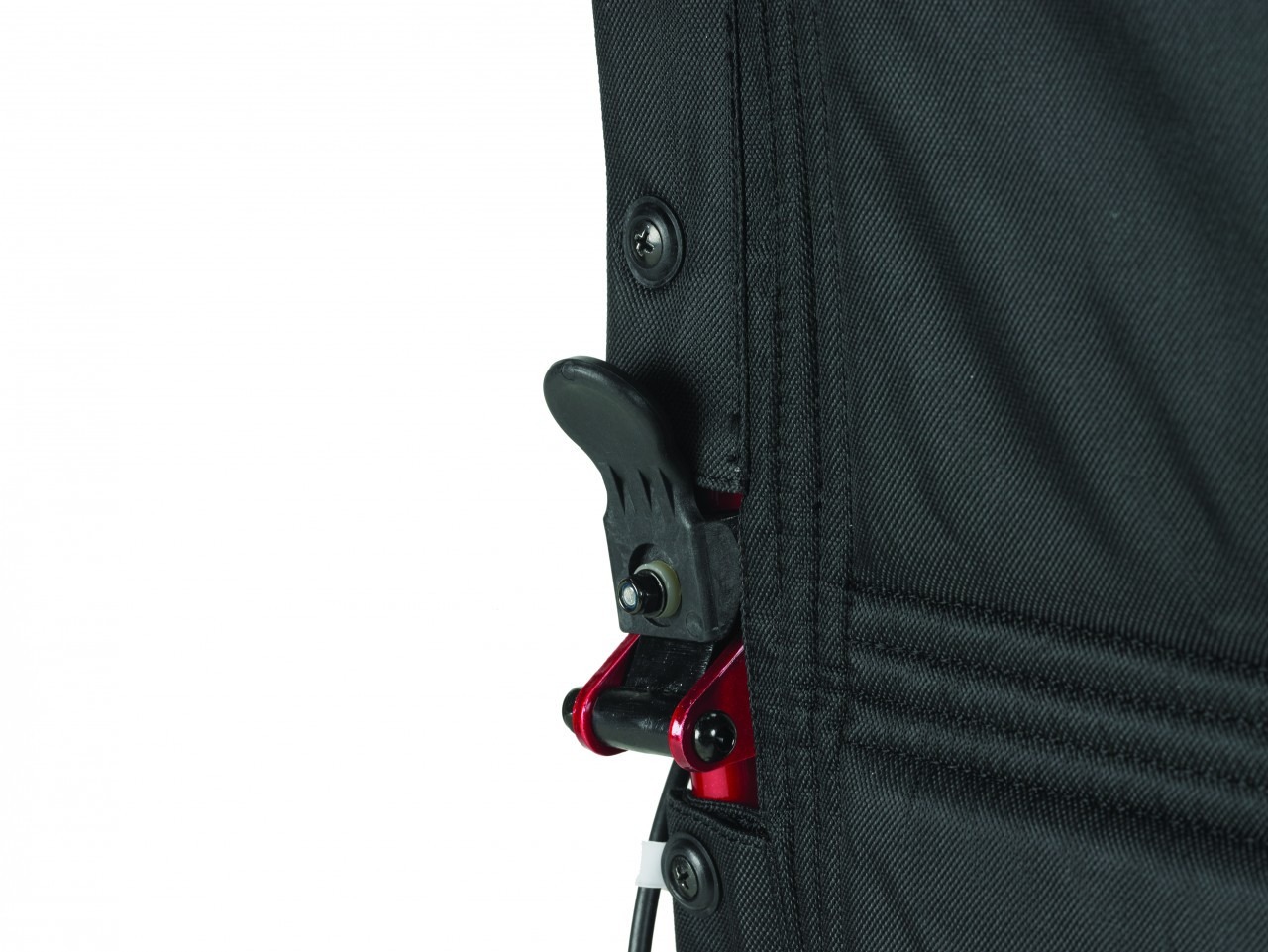 Lightweight Red Transport Wheelchair - atc19-rd - Image 2