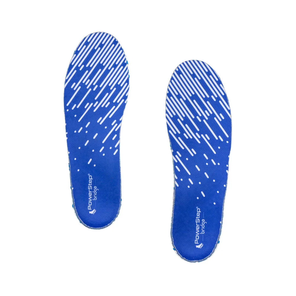 PowerStep Bridge insoles – top view of the cover fabric