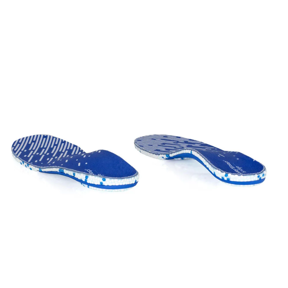 PowerStep Bridge insoles – heel-to-toe view showing the heel cradle