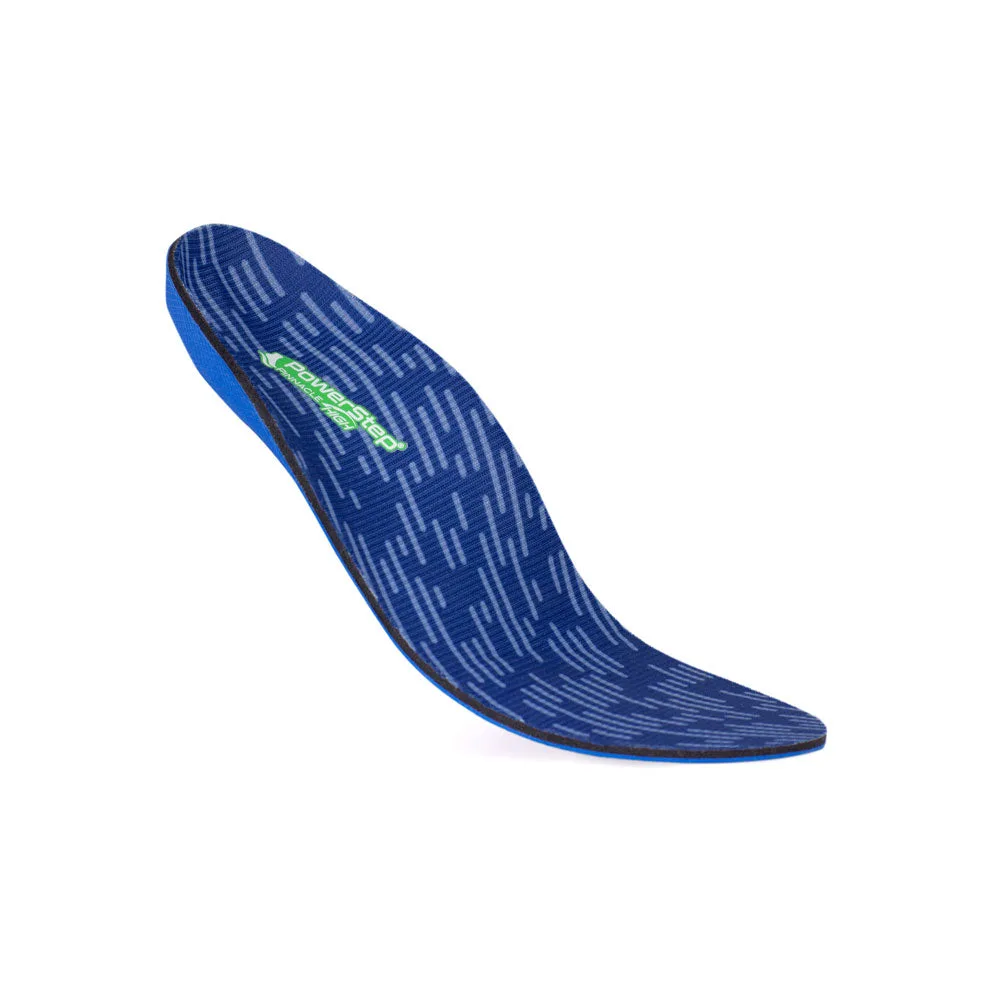 PowerStep Pinnacle High insoles – angled view of the arch support