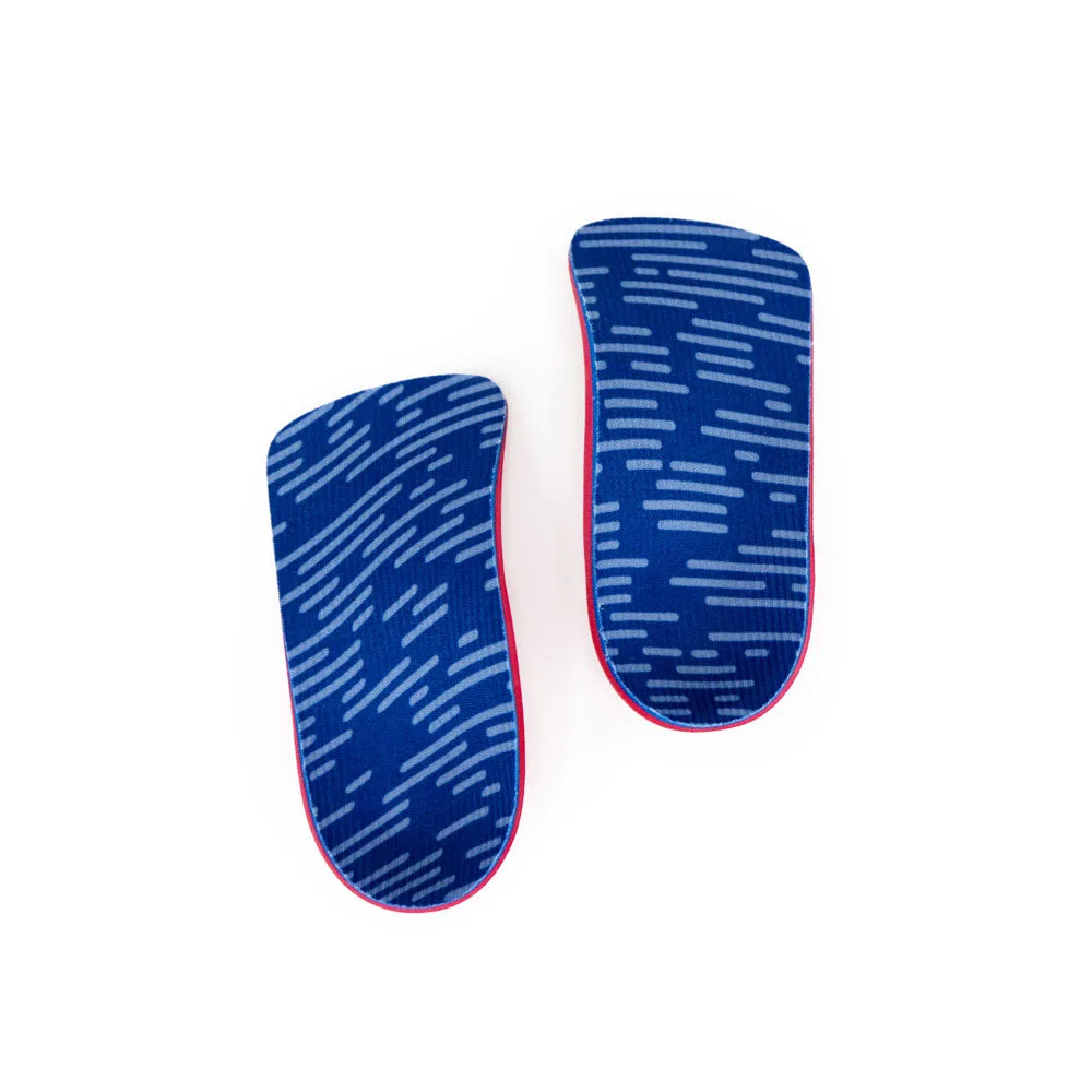 PowerStep Pinnacle Junior 3/4 insoles – top view of the cover fabric