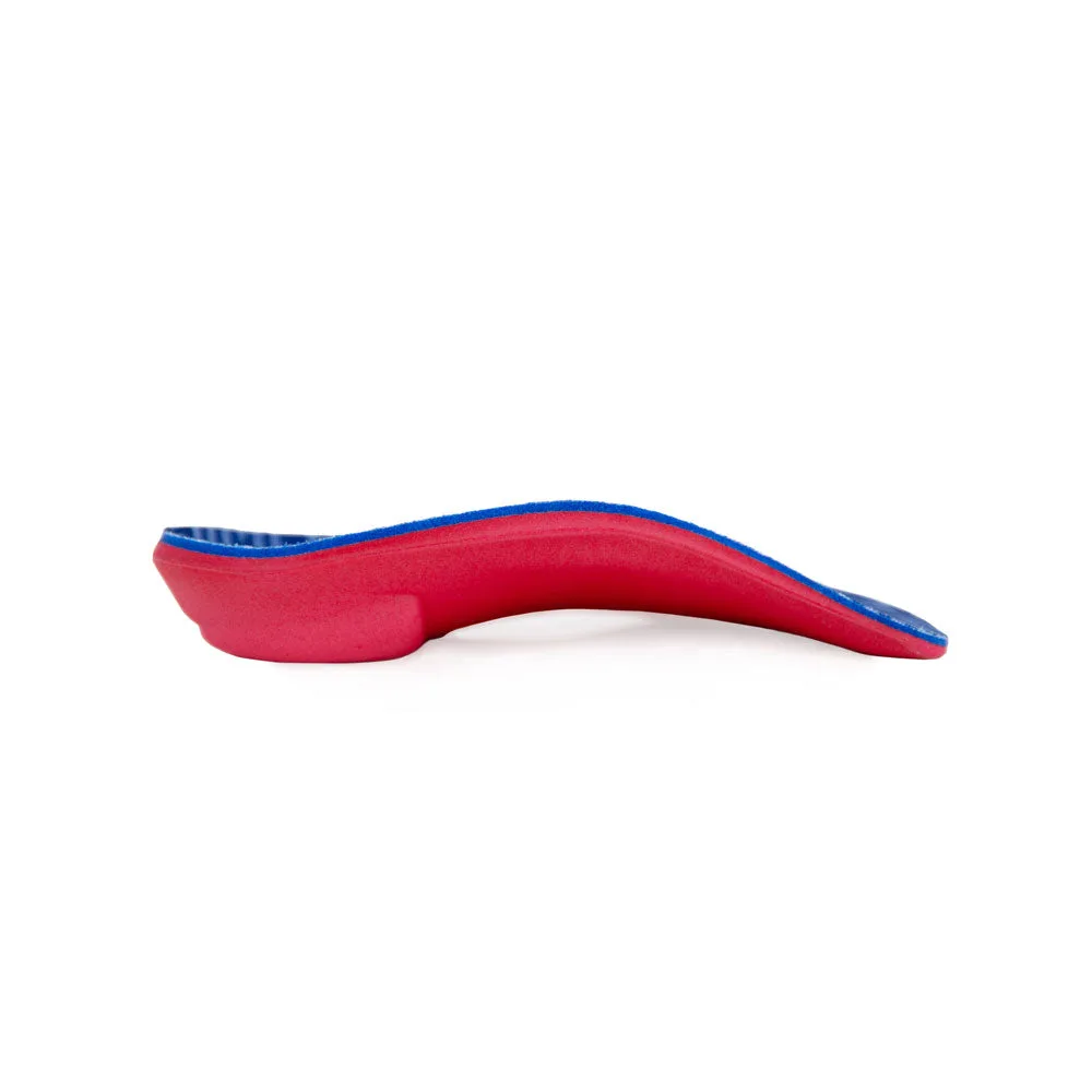 PowerStep Pinnacle Junior 3/4 insole – side profile showing arch height