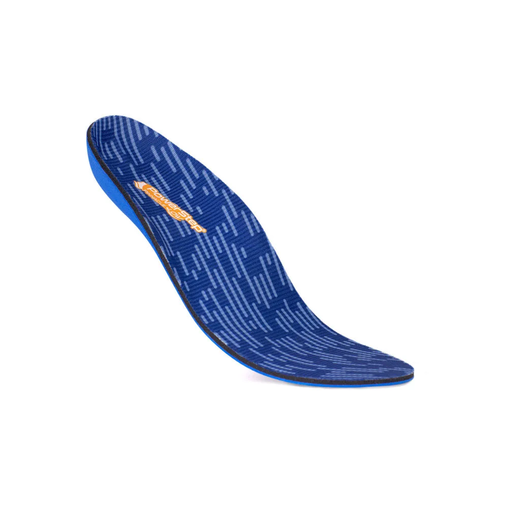 PowerStep Pinnacle Low insoles – angled view of the arch support