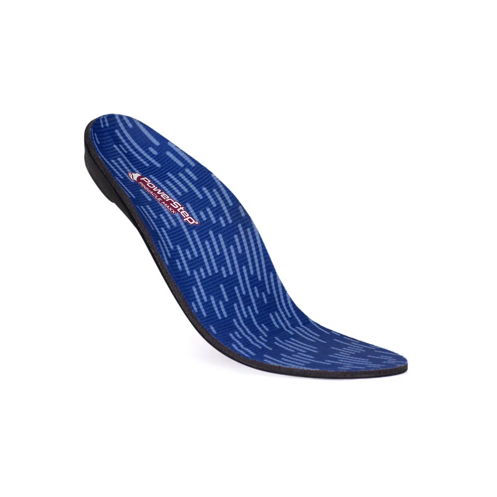 PowerStep Pinnacle Maxx insoles – angled view of the arch support