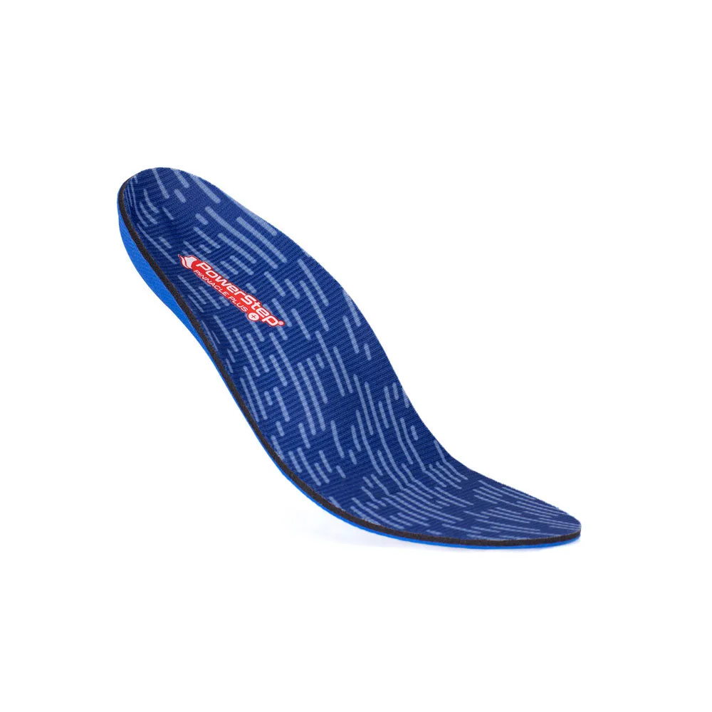 PowerStep Pinnacle Plus Met insoles – angled view of the arch support
