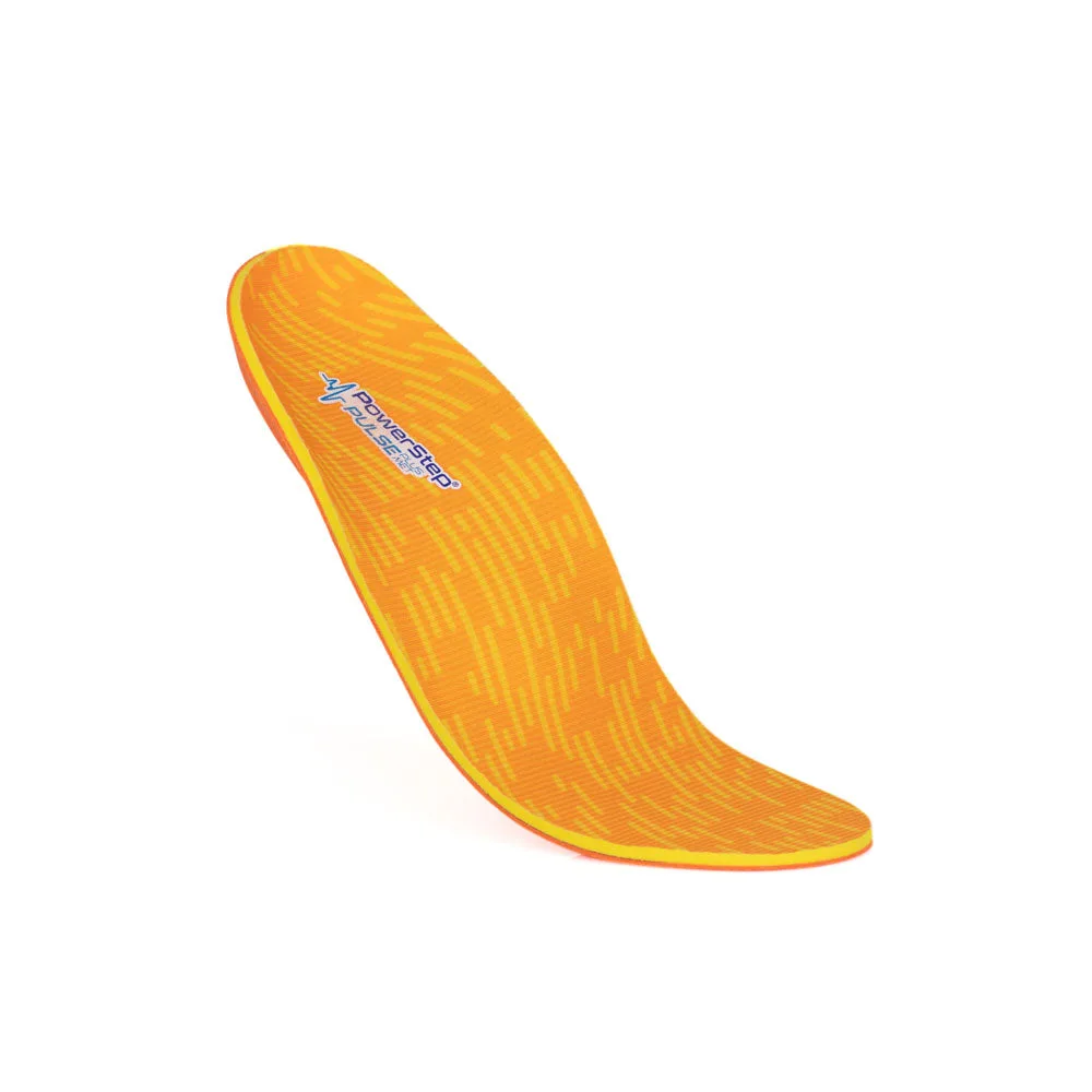 PowerStep PULSE Plus Met insoles – angled view of the arch support